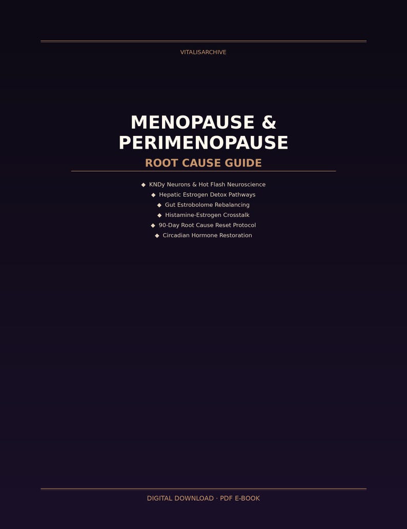 Menopause Perimenopause Root Cause Guide PDF, Hormone Health E-book ...