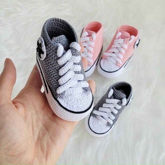 Snickers Shoe Pattern PATTERN Crochet Baby Booties Converse Snickers - Etsy