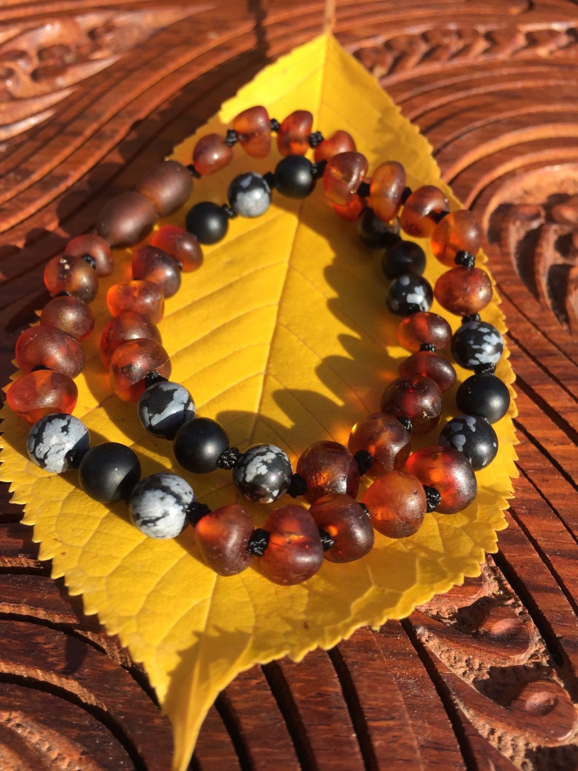 men's teething necklace