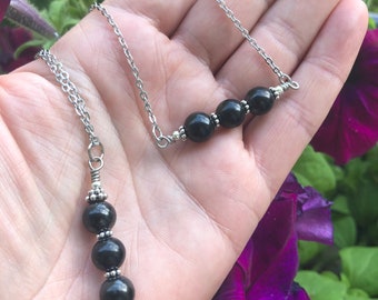 EMF Protection Necklace, Shungite Necklace, 4G, 5G, Wifi Protection, Empath Protection, Shungite Protection Necklace, Templeadornment