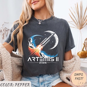 Camiseta del lanzamiento de Artemis II a la Luna 2026
