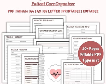 Caregiver Planner Printable PDF: Daily Checklist & Medical Logbook
