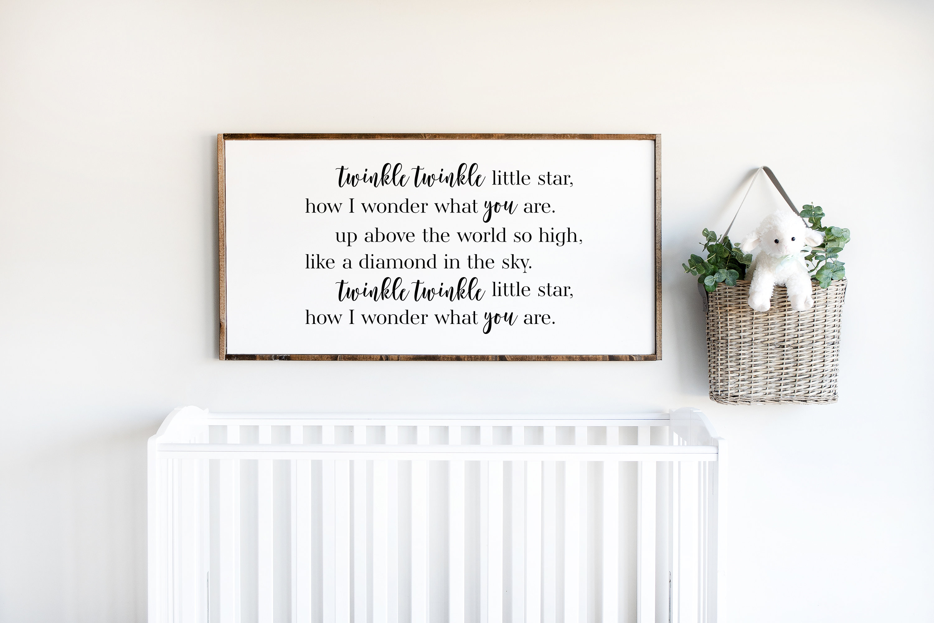 Twinkle Twinkle Little Star Nursery Quote Art Nursery Decor - Etsy
