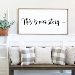 This Is Our Story SVG + PNG + JPEG, This Is Us Svg, Bless Our Nest Svg, Wood Sign Svg, Digital File