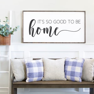 It&#39;s So Good To Be Home SVG + PNG + JPEG, Rustic Home Sign Svg, Wood Sign Svg, Farmhouse Png, Silhouette File Svg, Svg File For Cricut
