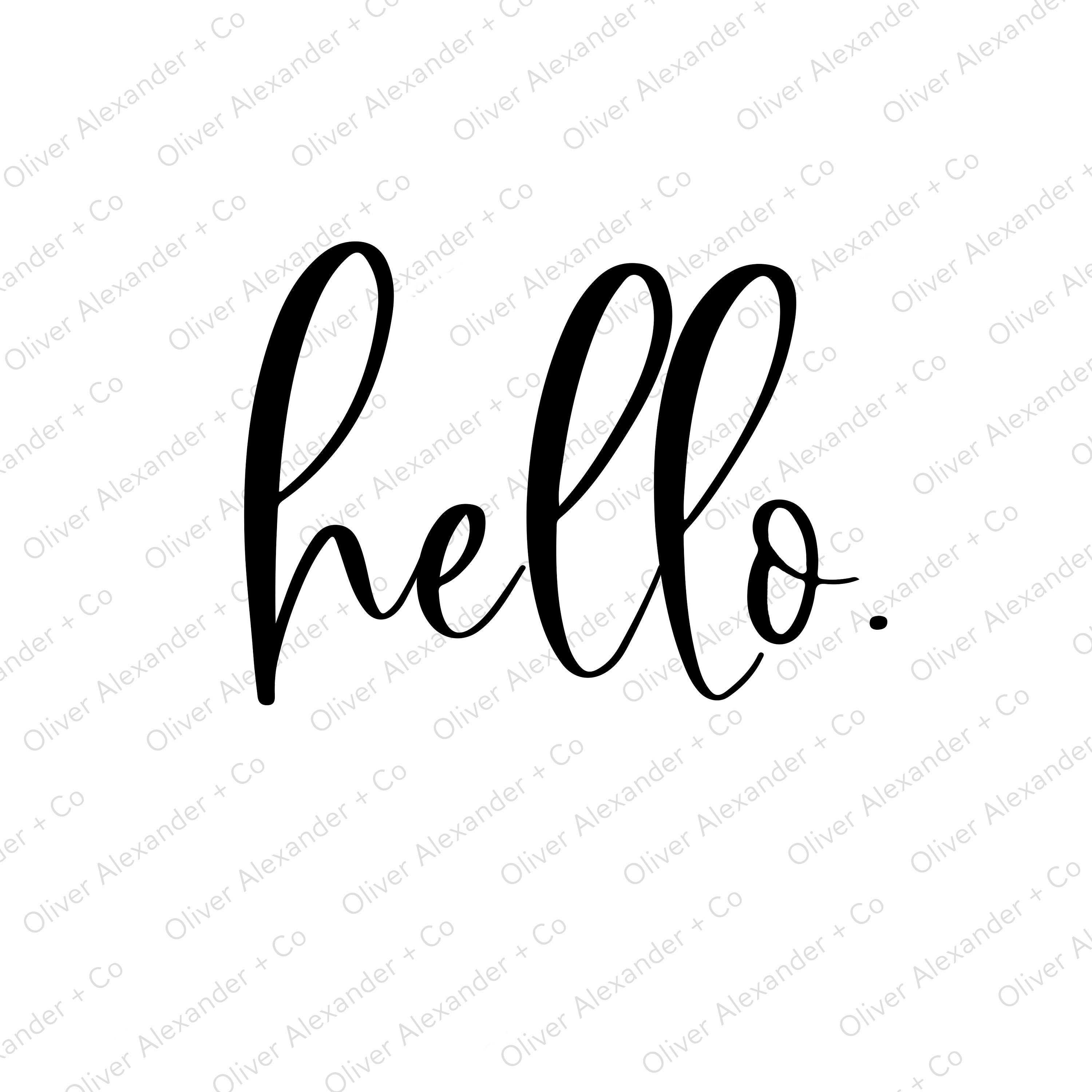 Hallo SVG PNG, Bauernhaus Zeichen SVG, Willkommen Svg, Home Zeichen ...