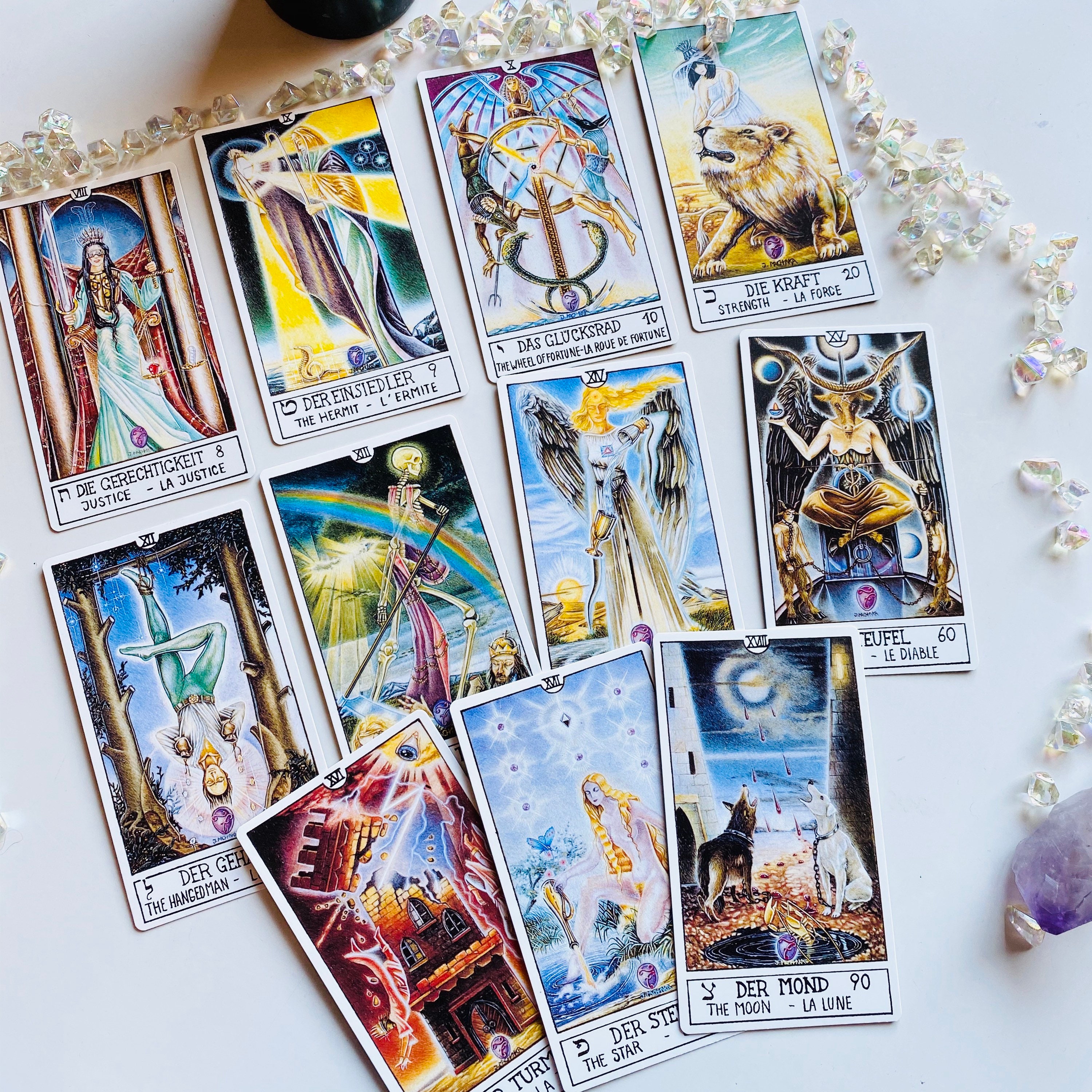 Eclectic Tarot Cards, New Age Tarot, Piatnik Wien, Divination Eclectic Tarot Cards, New Age Tarot, Piatnik Wien, Divination