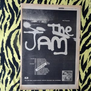 Paul Weller Poster the Jam - Etsy