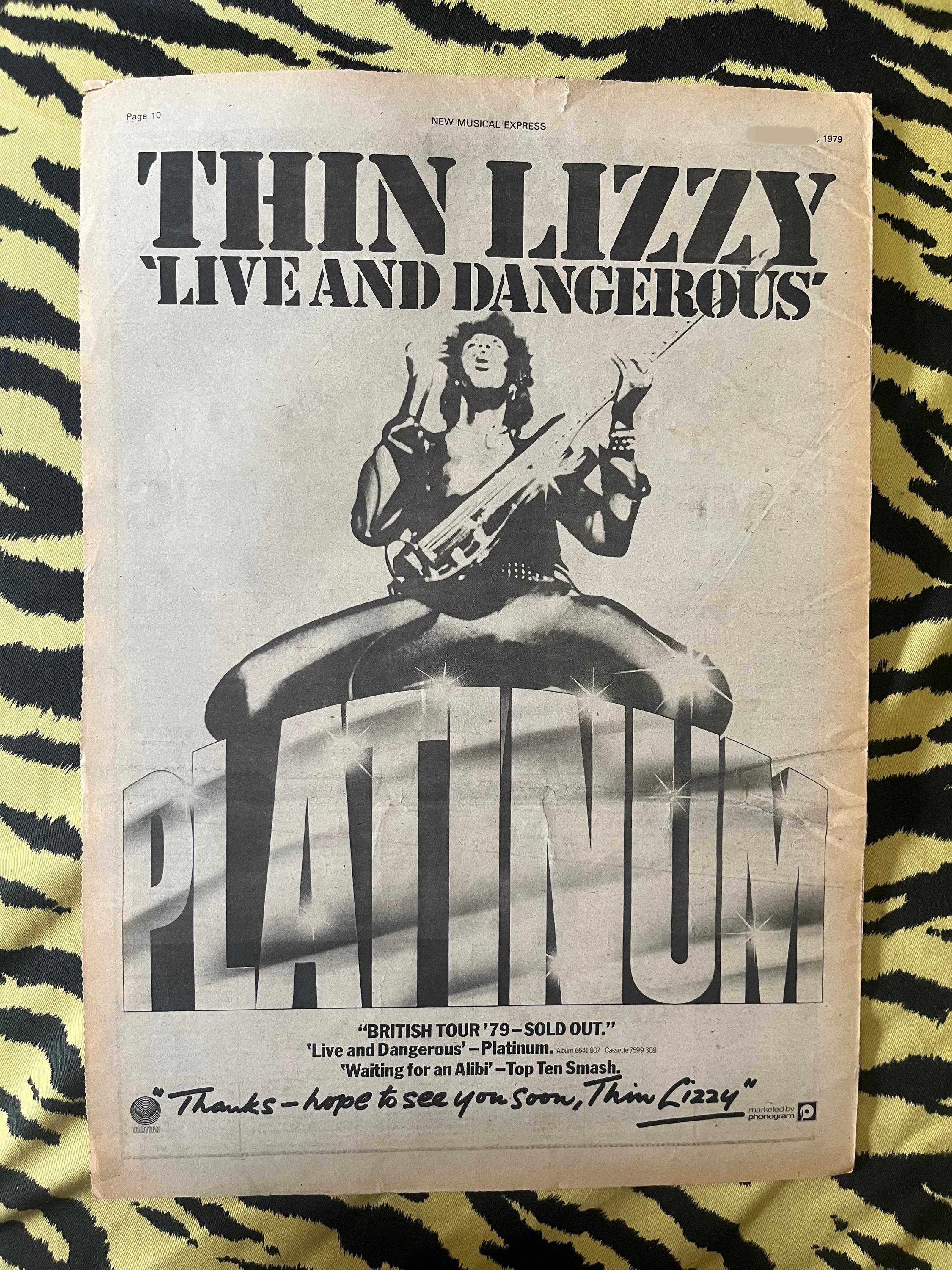 Thin Lizzy Band Poster - Etsy
