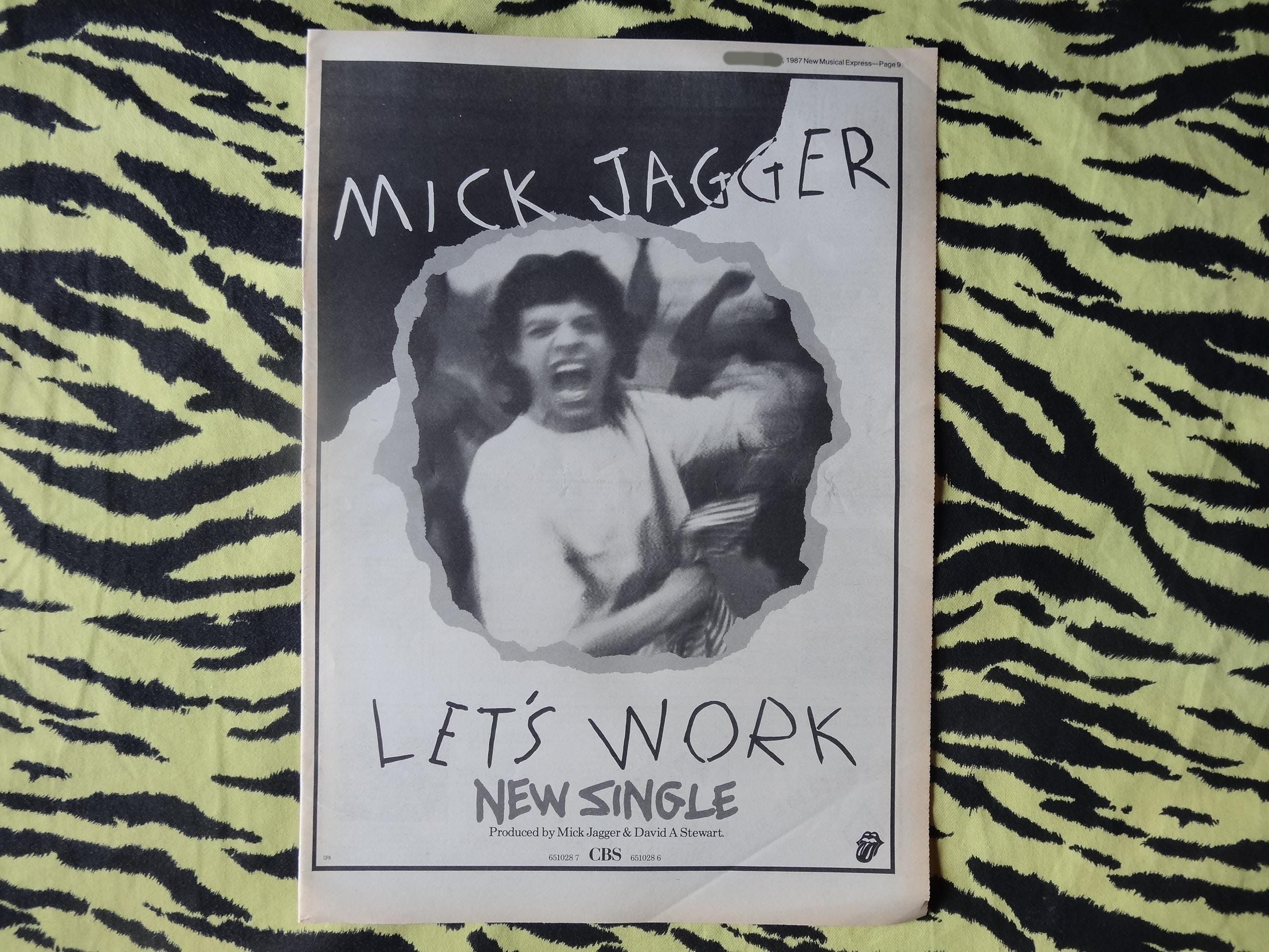 Mick jagger poster - Etsy 日本