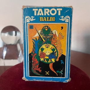 1980er Jahre Balbi Tarot Deck, spanisches Tarot, Wahrsagen, Wahrsagen, Tarotkarten