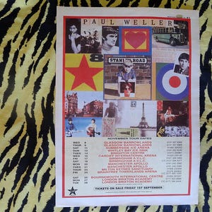 Paul Weller Poster the Jam - Etsy