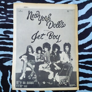 NEW YORK DOLLS • @ Max's • Classic Posters • on High Quality
