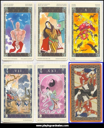 SAMURAI Tarot Deck, Japanese Tarot, Samurai, Fortune Telling, OOP