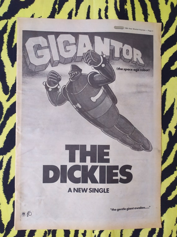 Original 1980 the Dickies Advert/poster, Rare Vintage Poster