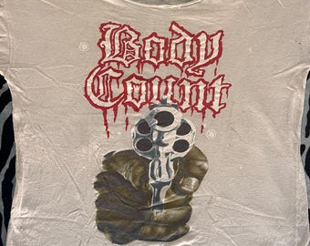 Body Count T-shirt, Vintage Rare Faded Black Tee, Hardcore Punk