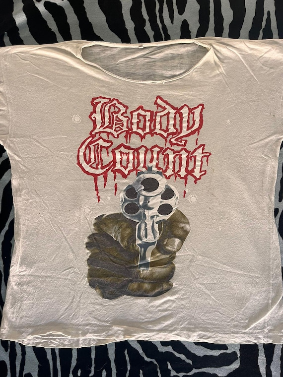 BODY COUNT バンドtシャツ 1992年 ビンテージ　ICE-T Ice-T & Body Count Tシャツ、1992年ヴィンテージの非常にレアなT