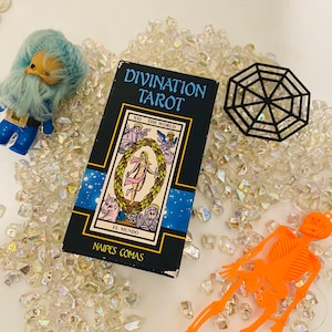 Vintage 1980s Wahrsagen Marseille Tarot Deck, antikes Tarot, Marseille Tarot, spanisches Tarot, Tarotreader, Astrologie, Wahrsagen