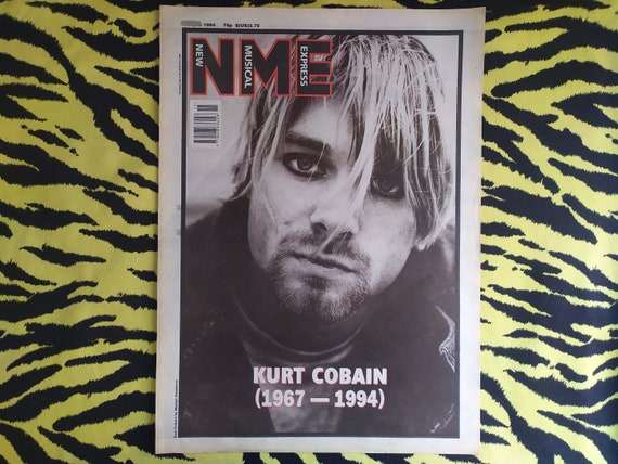 Original 1994 Kurt Cobain NME Cover/poster, Rare Vintage Poster