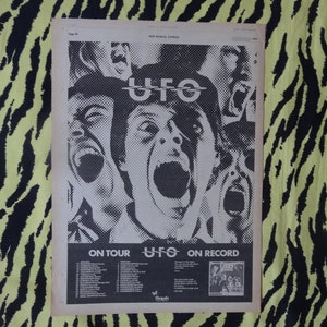 UFO コンサートポスター アメリカ製 年代1979？ 印刷物