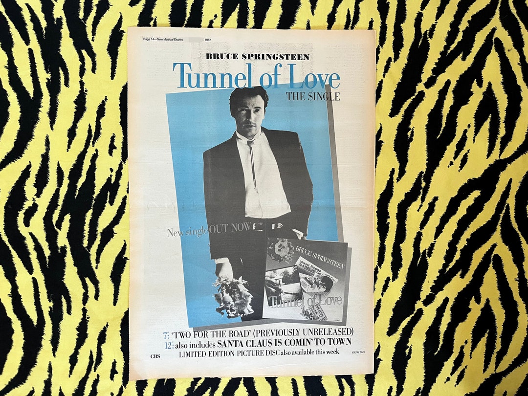 ◼️BRUCE SPRINGSTEEN◼️1987◼️特大B1◼️ポスター◼️非売品◼️ Original 1987 Bruce Springsteen Advert/poster, Rare Vintage