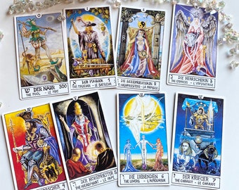 Eclectic Tarot Cards, New Age Tarot, Piatnik Wien, Divination