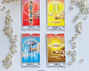 Eclectic Tarot Cards, New Age Tarot, Piatnik Wien, Divination
