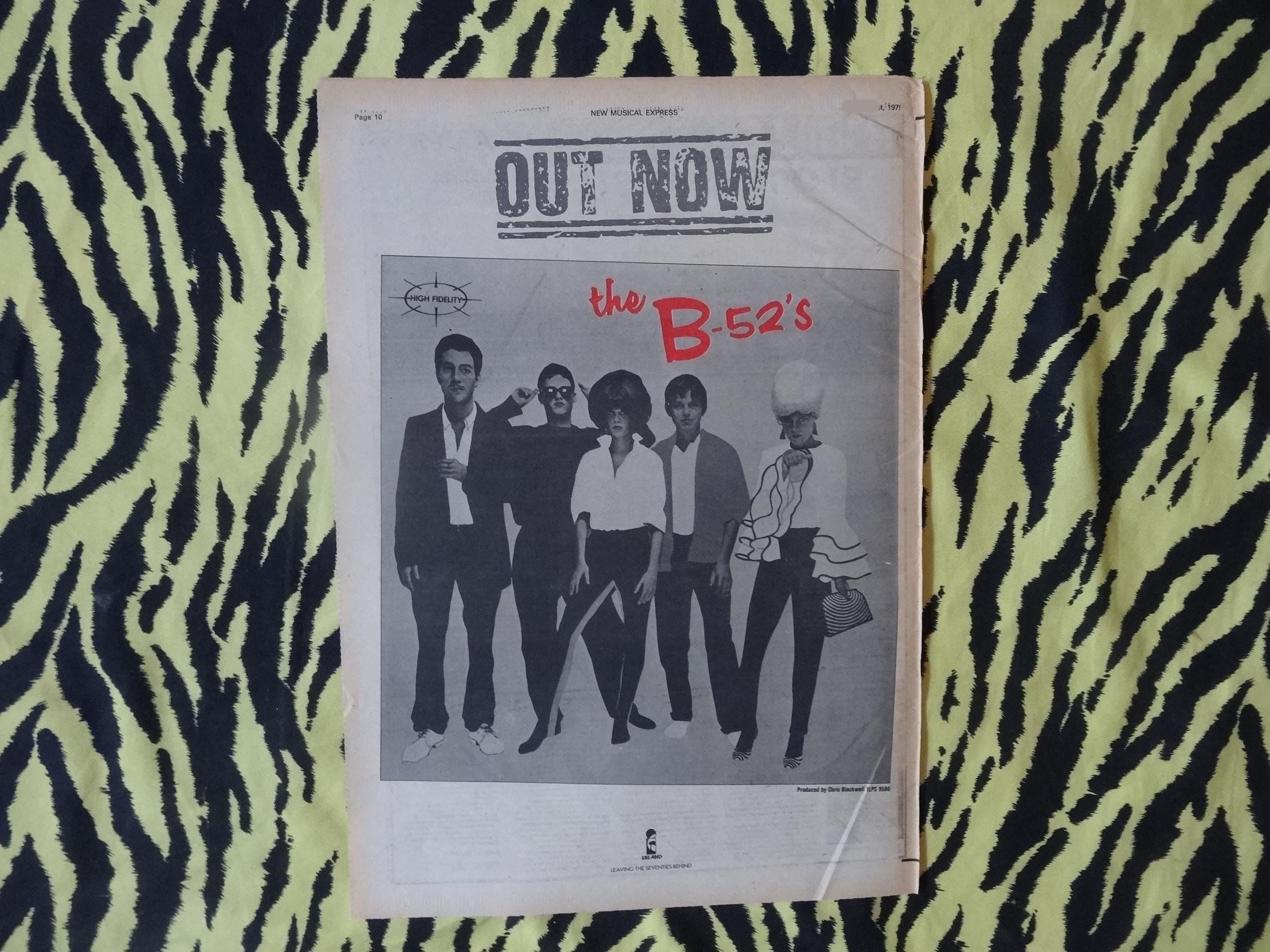 Original 1979 B-52s Advert/poster, Rare Vintage Poster LP Punk