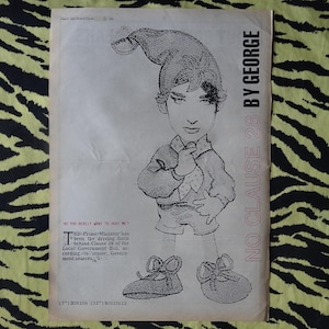 Original 1988 Boy George Werbung/Poster, seltenes Vintage Plakat &quot;&quot;Do You Really..&quot; LP Album Rock Poster, Rock Vintage Papierdruck, Music Club&quot;