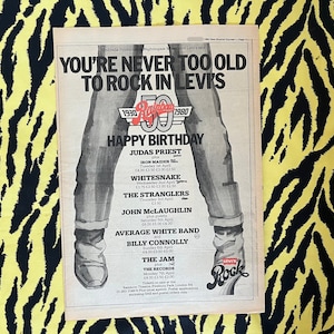 1970s Levi Poster - Etsy