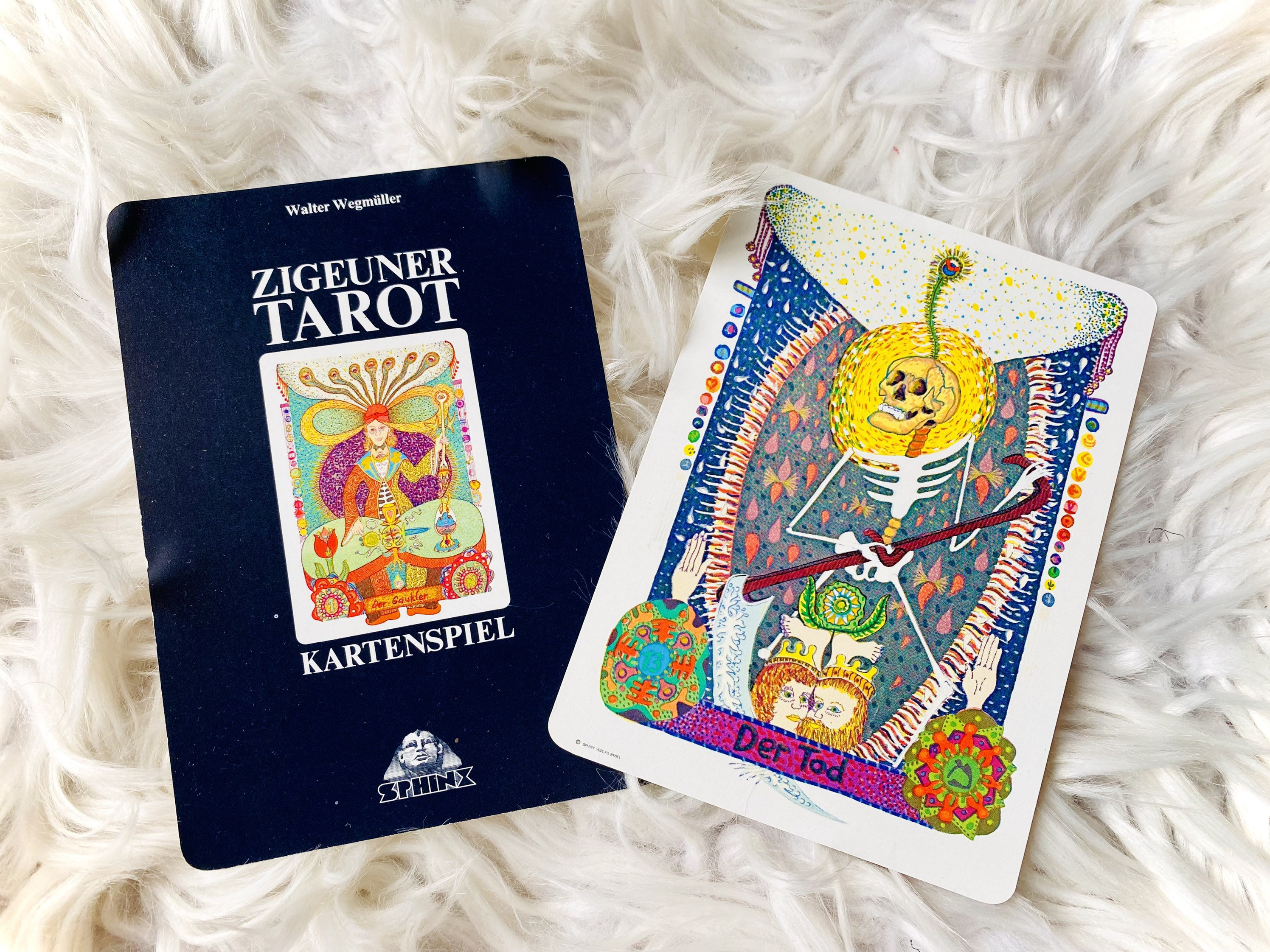 Vintage 1970s Zigeuner Tarot Deck Gypsy Tarot 1980s Tarot Cards Astrology Tarot Reader