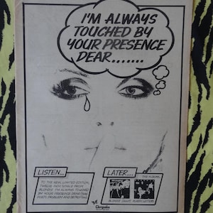 Original 1978 Blondie Advert/Poster , Rare Vintage Poster &quot;I’m Always..&quot; Punk Synth pop New wave Debbie Harry Chris Stein Ramones CBGB