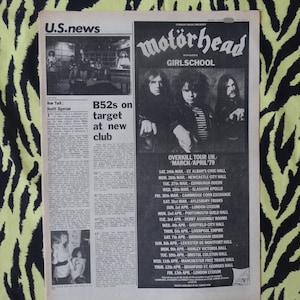 ヴィンテージパンクポスター￼Motörhead GirlsSchool Please don't touch (extended) - Motorhead/Girlschool - YouTube