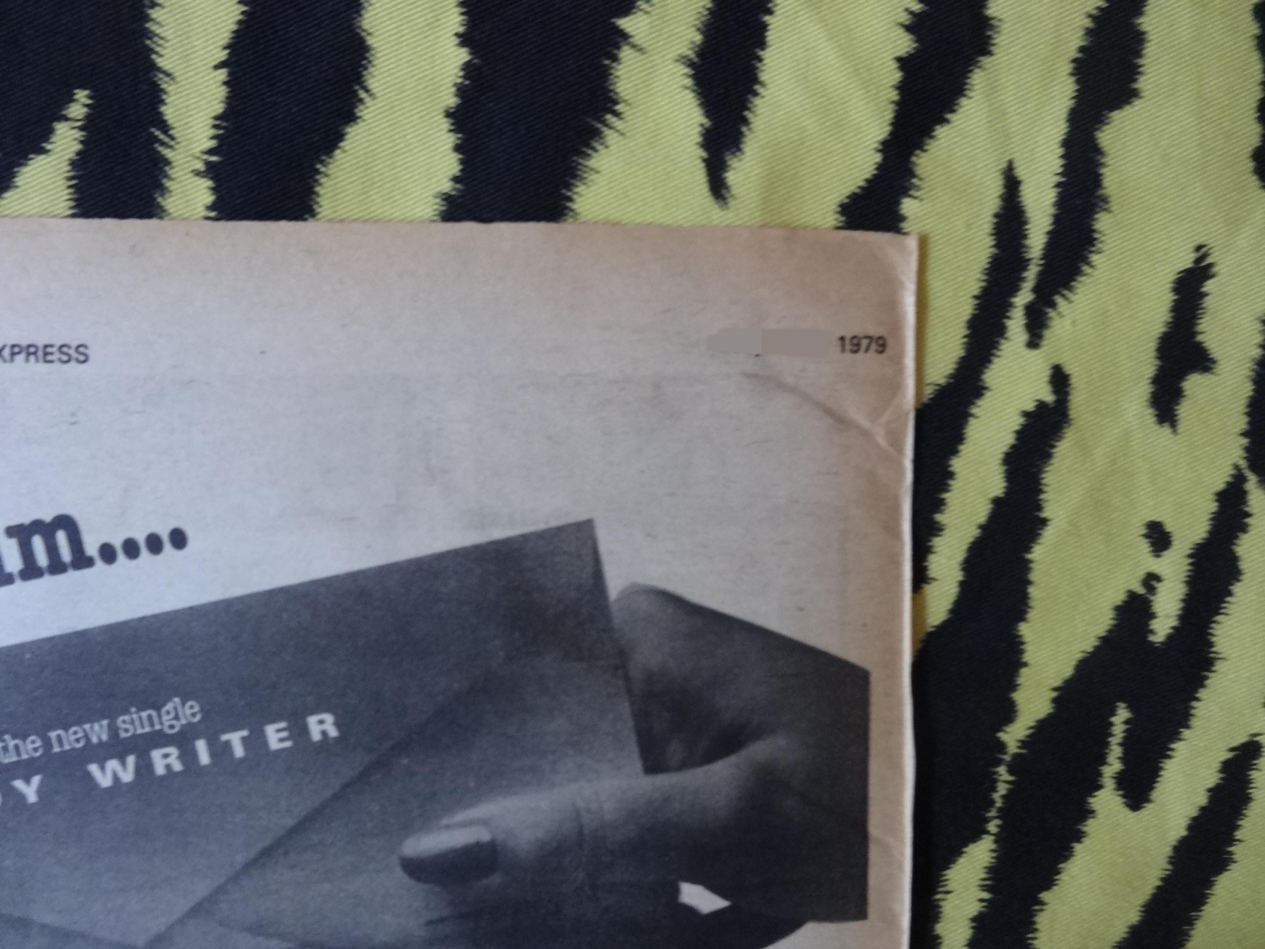 1979 年のオリジナル ダイアー ストレイツの広告/ポスター、希少な