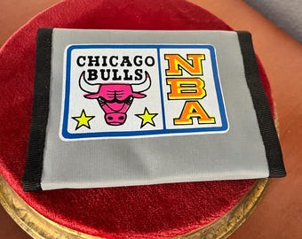 1980s-1990 Los Angeles Lakers Velcro Wallet, Vintage NBA Wallet, Deadstock