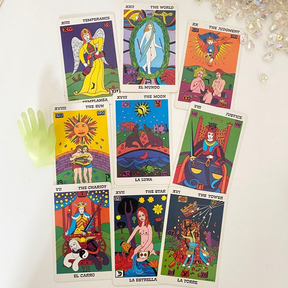 1980s Balbi Tarot Deck, Spanish Tarot, Divination, Fortune