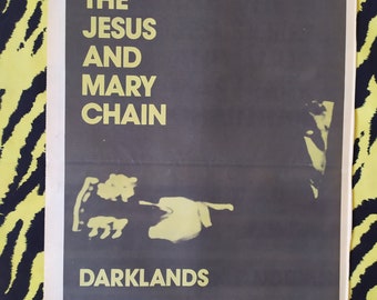 Original 1987 the Jesus and Mary Chain Advert/poster, Rare
