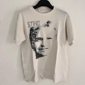Sting T-Shirt, vintage 1990’s  very rare, The Police, pop, punk, new wave, tour, vintage tee
