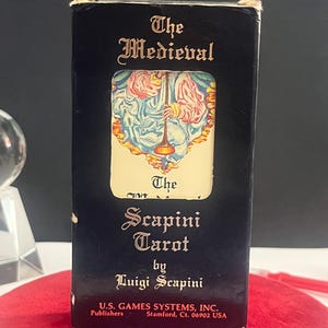 1980s Luigi Scapini The Medieval Tarot Deck, Italian Tarot, Vintage Tarot Cards, Medieval Tarot, Fortune telling, Tarot Reader, Astrology