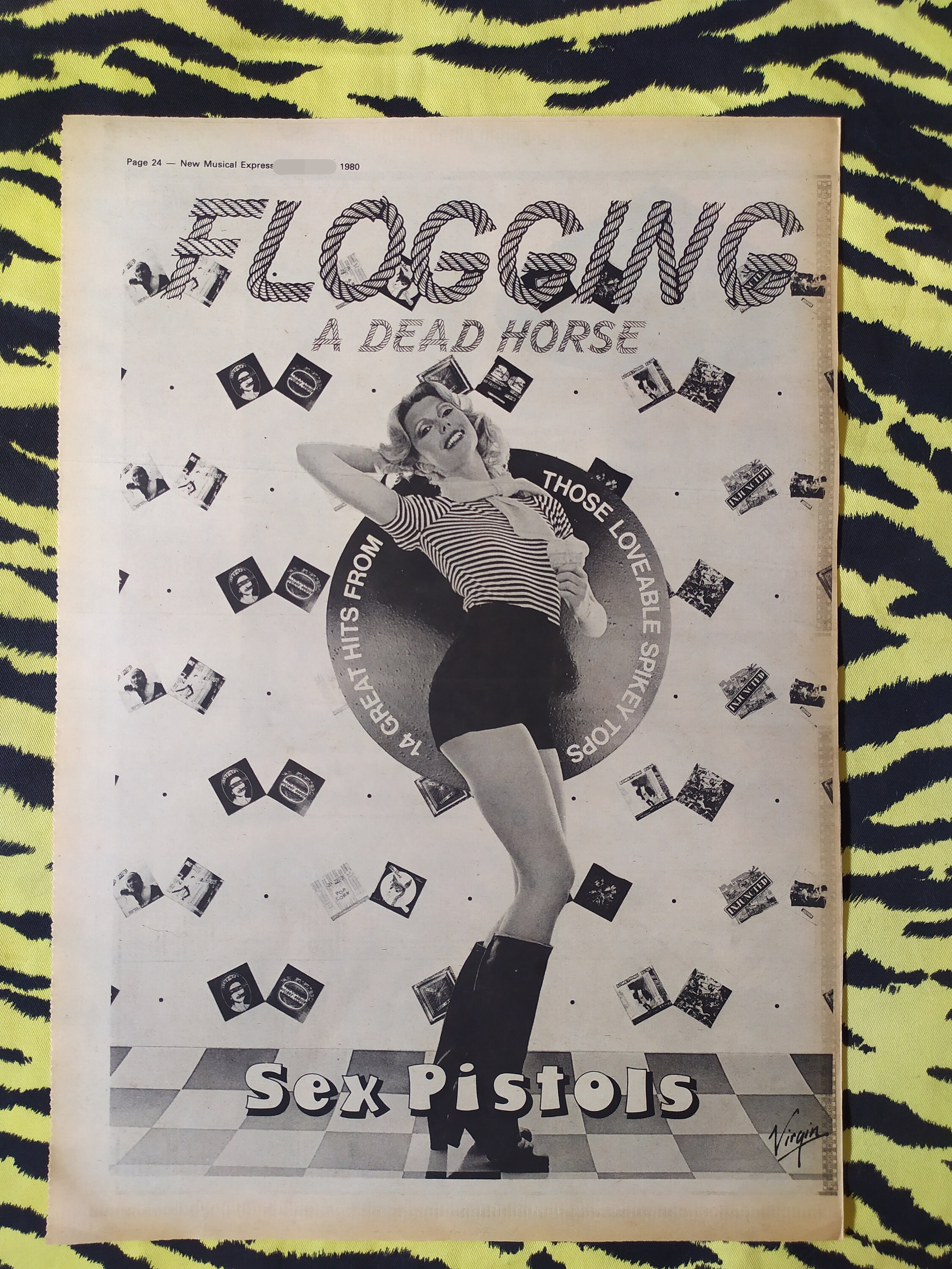 Original 1980 SEX PISTOLS Advert/poster, Rare Vintage Poster