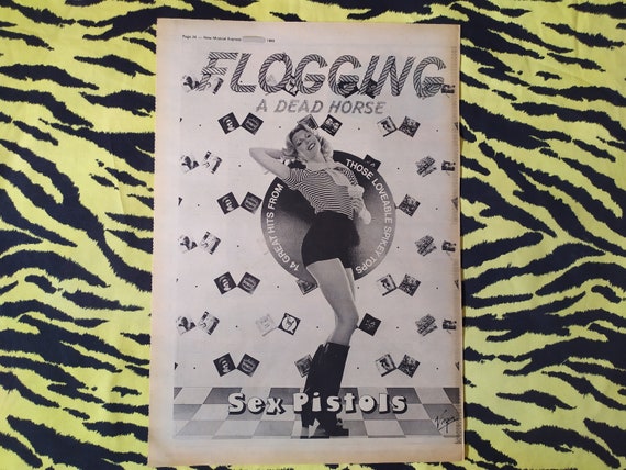 Original 1980 SEX PISTOLS Advert/poster, Rare Vintage Poster