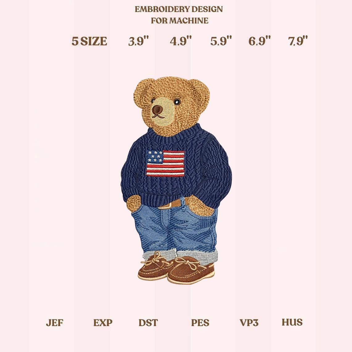 Polo bear ralph lauren embroidery - Etsy 日本