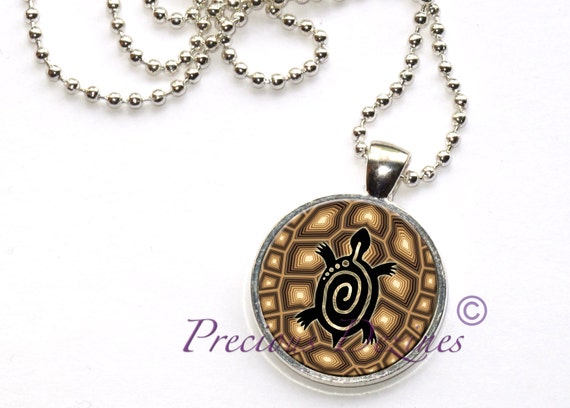 Turtle on turtle shell pendant. Spiral turtle necklace. Turtle | Etsy