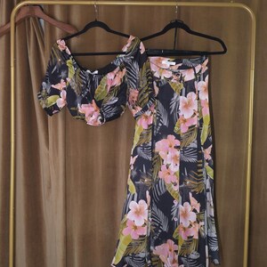 Conjunto de falda y top corto de mezcla de seda "Favorite Daughter" Talla 2 imagen 4