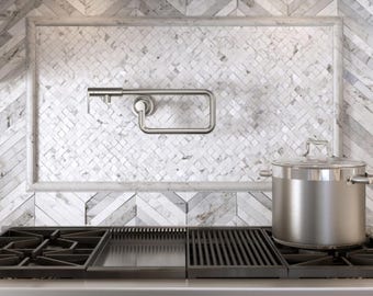 Kallista One Wall-Mount Kitchen Pot Filler - Brushed Nickel - MSRP 2,560 - NEW