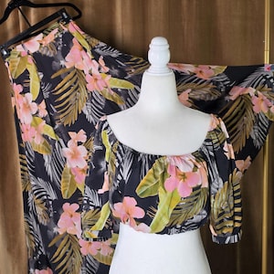 Conjunto de falda y top corto de mezcla de seda "Favorite Daughter" Talla 2 imagen 1