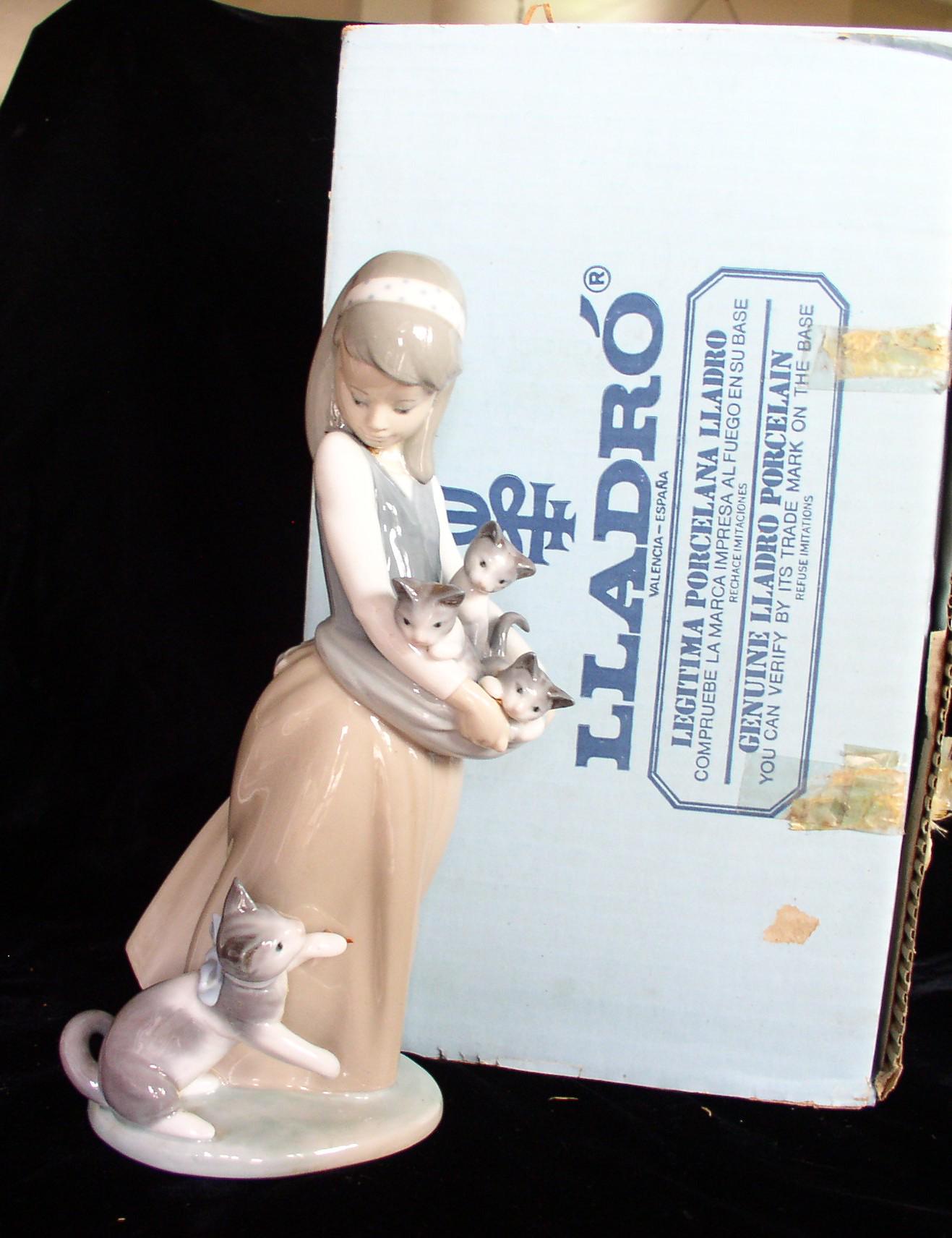 Lladro girl kittens - Etsy 日本