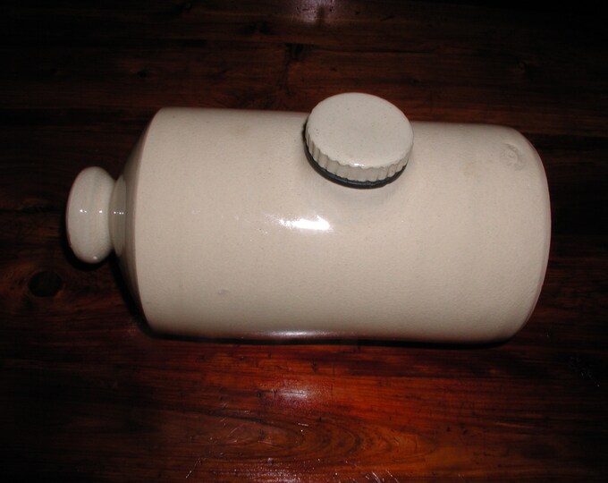 Antique Ceramic Stoneware Hot Water Bottle Etsy
