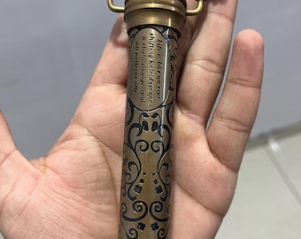 Steampunk Brass Kaleidoscope | Handmade Vintage Optical Toy