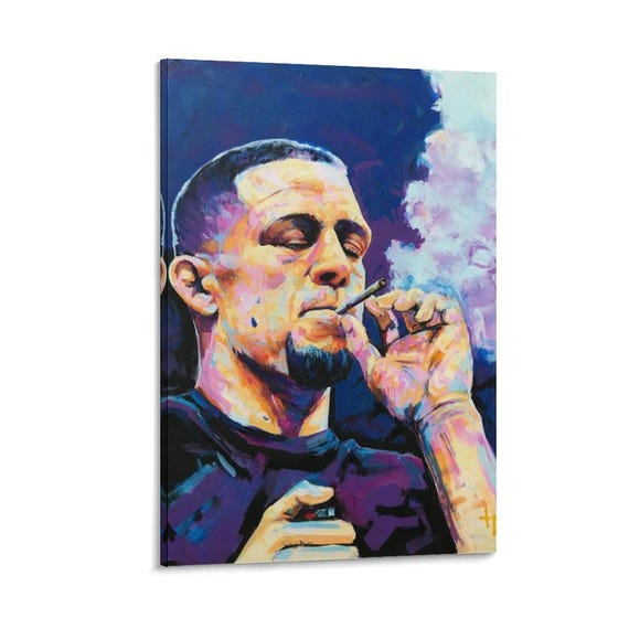 does nate diaz smoke cigarettes The OGs and Nick Diaz  Nate Diaz smoking Painting On